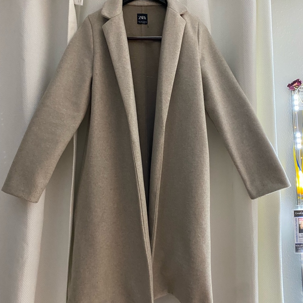 Zara beige dress jacket